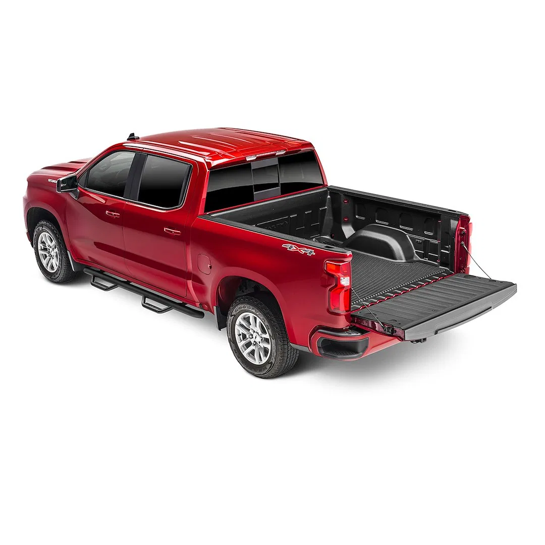 C8U19X – TRAILFX Bed Liner, Drop-In Under Rail Black High-Density Polyethylene Without Tailgate Liner With Hardware